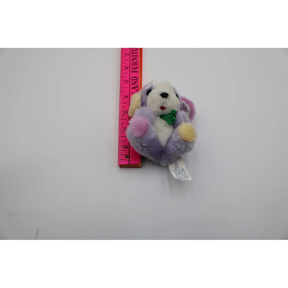 Dan Brechner GAF Dumont Plush Puppy Dog Lot Blue Pink Purple White Vintage 3pc